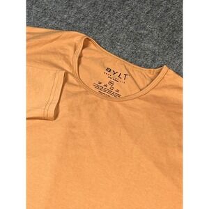 BYLT Basics Men's XXL Orange Drop Cut Long Sleeve T-Shirt Soft BYLT‎ Blend